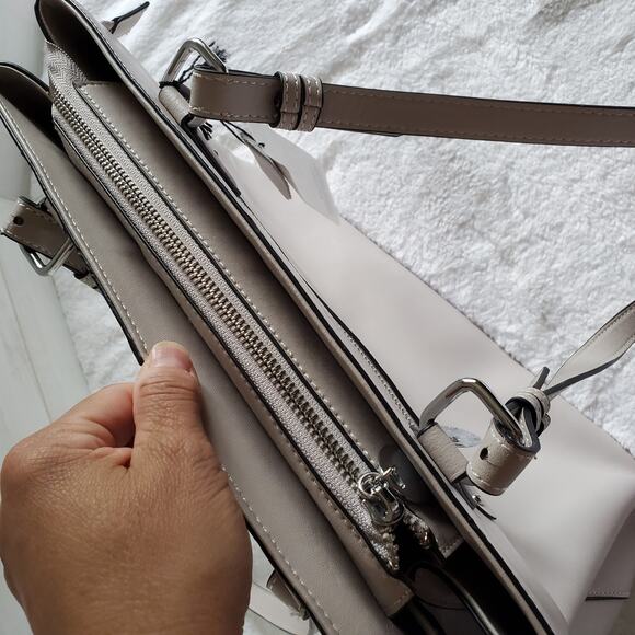 Bostanten Nevin Structured Leather Shoulder Tote Bag - Picture 5 of 12